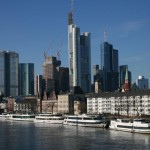 Frankfurt, Main mit Skypline