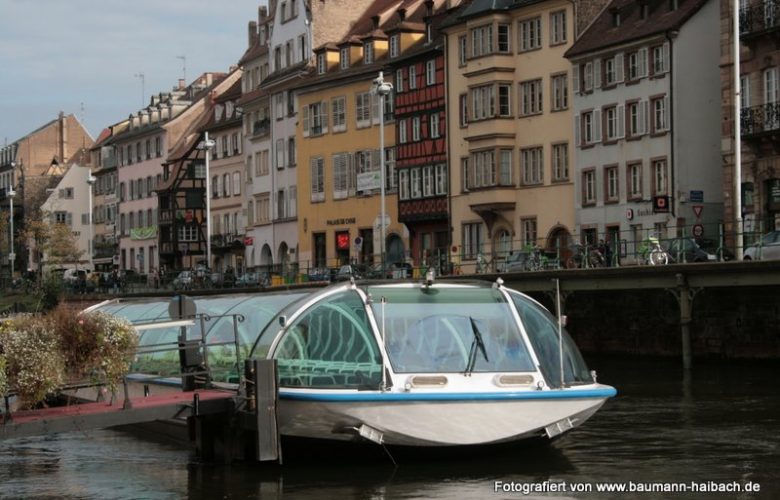 Straßburg: Mit dem Caprioboot auf der Ill -  Elsass Frankreich Städte  IMG_5471-780x500