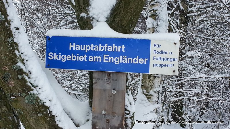 Winterspass / Skifahren am Engländer - 2015