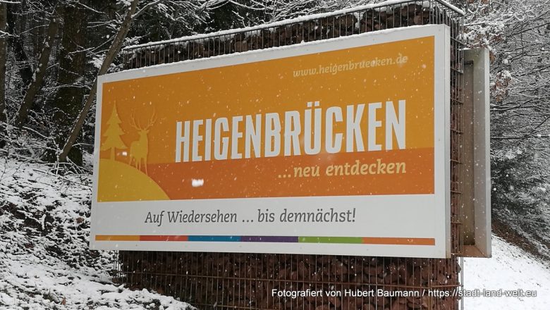 Europäischer Kulturweg Heigenbrücken: Glasbläser, Sandstein und Pollasch - Kategorien: Bayern Industriekultur Kultur RSS-Feed Wanderungen  Auf-Wiedersehen-in-Heigenbrücken-780x440