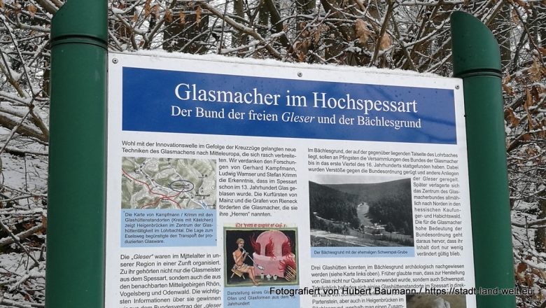 Europäischer Kulturweg Heigenbrücken: Glasbläser, Sandstein und Pollasch - Kategorien: Bayern Industriekultur Kultur RSS-Feed Wanderungen  Glasbläser-Heigenbrücken-europäischer-Kulturweg-780x440