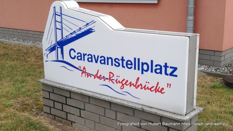 Das neue Familienmitglied und sein erster Ausflug durch Ostdeutschland - Mecklenburg-Vorpommern RSS-Feed Wohnmobil-Touren  Caravanstellplatz-Rügenbrücke-Stralsund-002-780x440