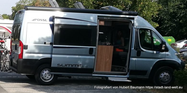 Das neue Familienmitglied und sein erster Ausflug durch Ostdeutschland -  Mecklenburg-Vorpommern RSS-Feed Wohnmobil-Touren  Unser-Pössl-Summit-600-Lago-Azzuro-Blau-780x390