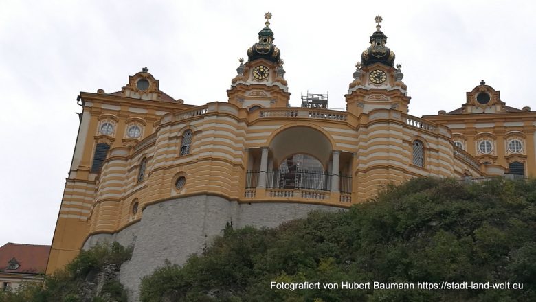 Besuch in Melk an der Donau mit Benediktiner-Stift - Kategorien: Niederösterreich Österreich Städte 