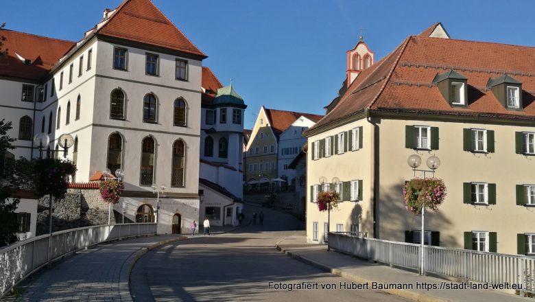 Füssen / Allgäu - Rundgang durch die Altstadt