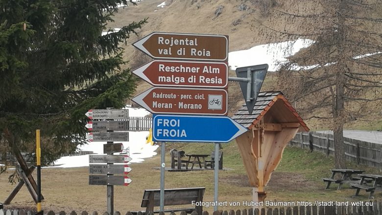 Rundreise durch Südtirol: vom Reschenpass über Dorf-Tirolüber Bozen, Neumarkt, den Lavaze-Pass, Meran, Sexten und den Brenner-Pass (Teil 1) - Kategorien: Outdoor-Erlebnisse RSS-Feed Südtirol Wohnmobil-Touren Wohnmobilstellplätze  IMG_20190408_165236-780x440
